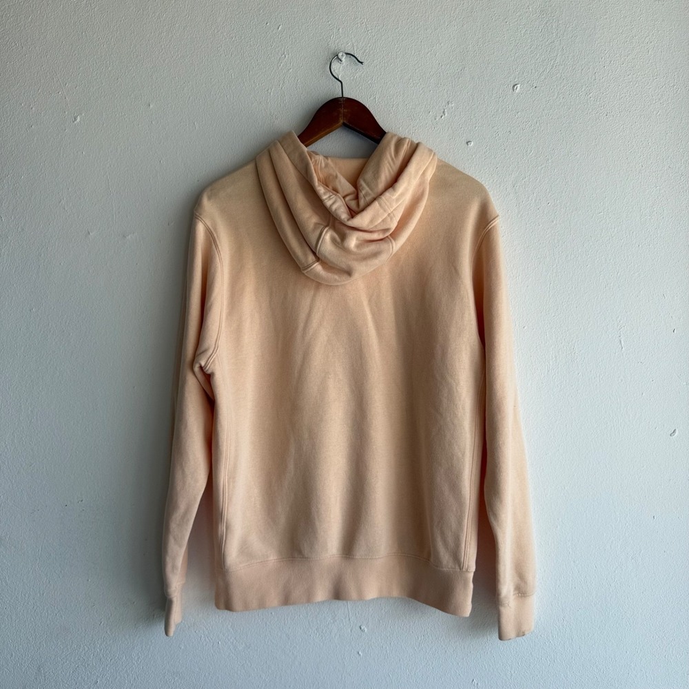 Nike Hoodie Peach Small Swoosh Pullover Sweatshirt Womens Size S - Picture 2 of 15
